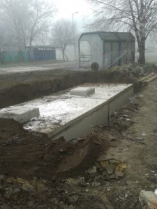 Installation of the cesspool in the villages of Zbehy and Bajč